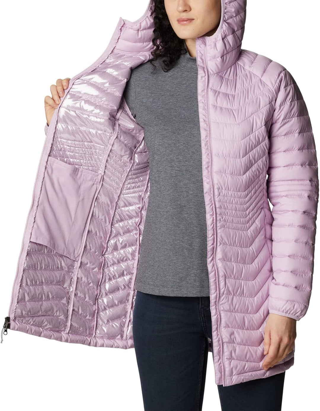 Columbia Powder Lite Mid Damenjacke 2X Aura, 2X Aura