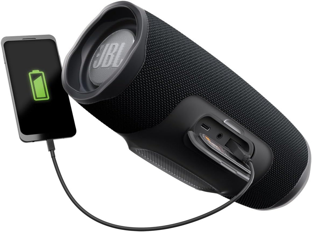 JBL Charge 4 PC-Lautsprecher, Schwarz, Schwarz
