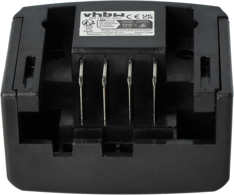 vhbw 220V Netzteil kompatibel mit Black & Decker BL1114, BL1314, BL1514, LB16 Ladegerät Ladekabel pa