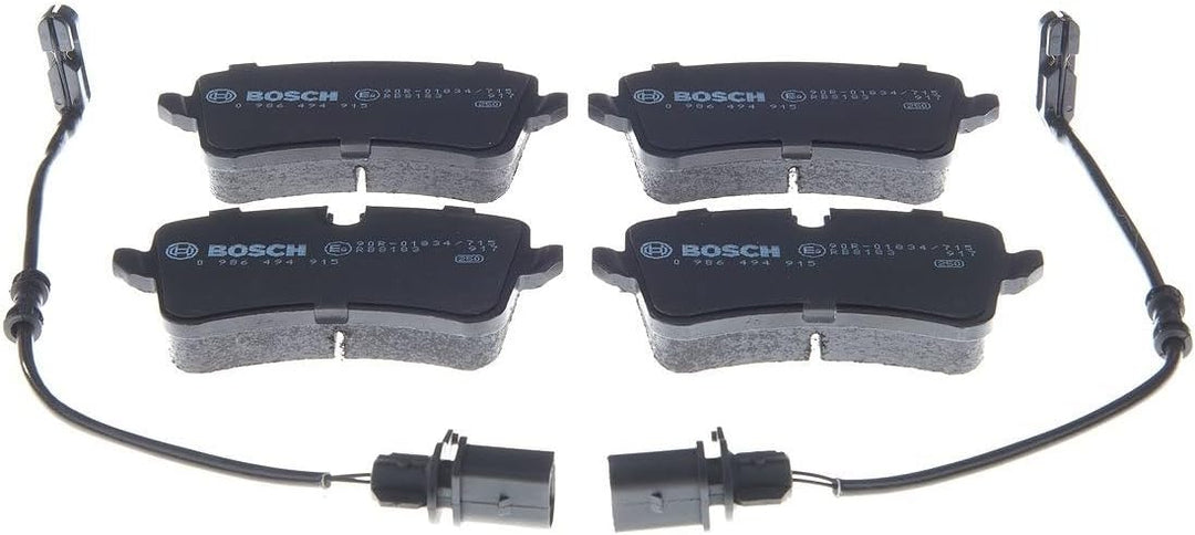 Bosch BP1904 Bremsbeläge - Hinterachse - ECE-R90 Zertifizierung - vier Bremsbeläge pro Set
