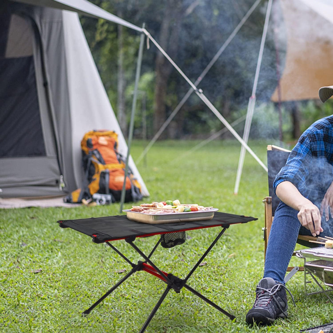 Tentock Ultraleichter Camping Tisch Klapptisch Aluminium Leicht Stabil Campingtisch Tragfähigkeit bi