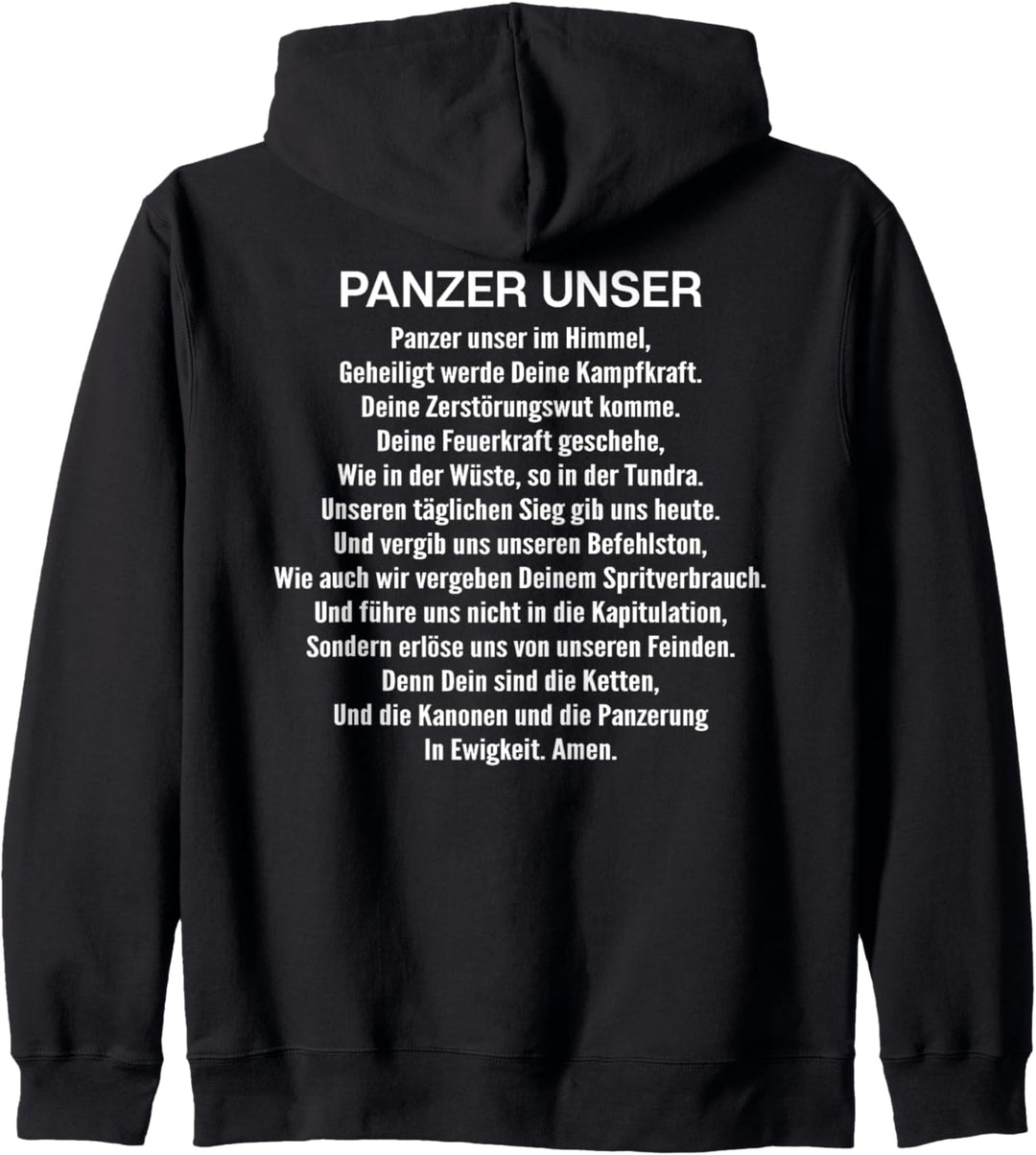 Panzerfahrer Panzer Unser Gebet Panzer Kapuzenjacke