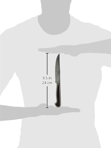 GÜDE Solingen - Porterhousesteakmesser Gezahnt geschmiedet, 12 cm, Grenadill, DELTA, Handmade German