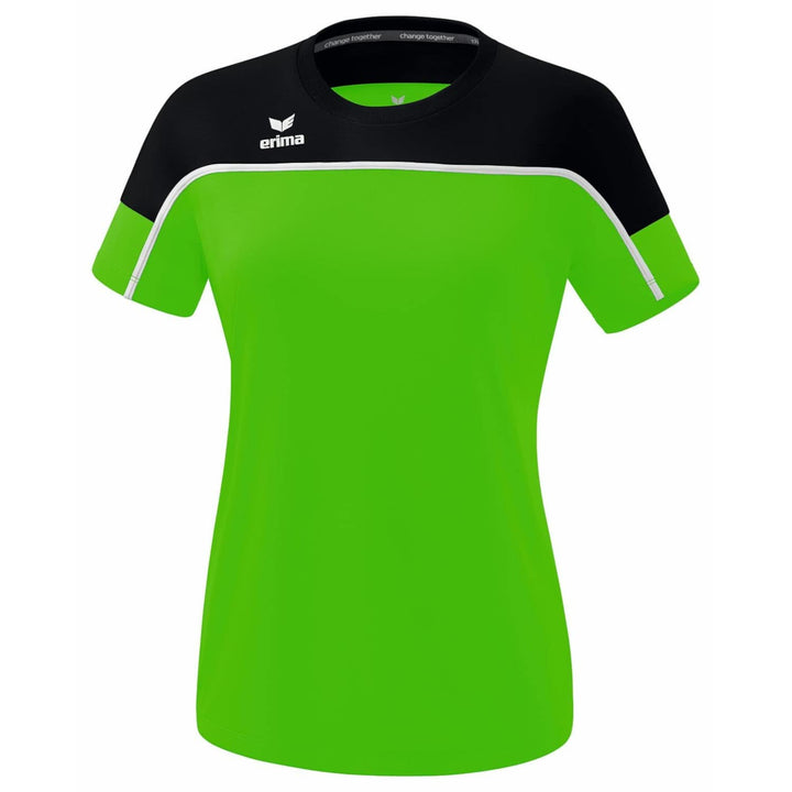 Erima Damen "CHANGE by erima" funktionelles T-Shirt 42 Green/Schwarz/Weiss, 42 Green/Schwarz/Weiss