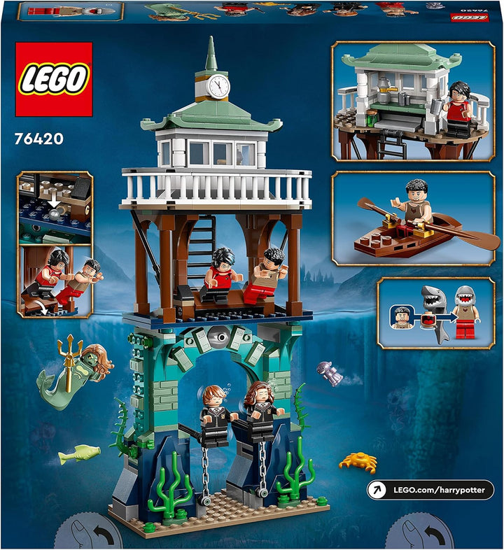 LEGO 76420 Harry Potter Trimagisches Turnier: Der Schwarze See, Feuerkelch Spielzeug für Kinder, Jun