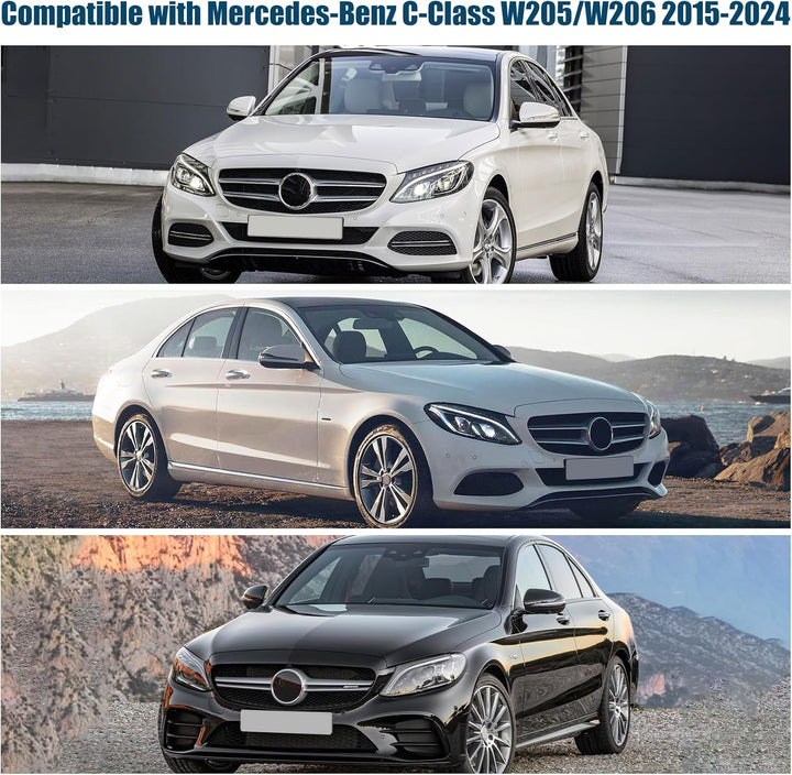 Sonnenschutz Auto Frontscheibe Kompatibel mit Mercedes-Benz C-Class W205/W206 2015-2024, Windschutzs