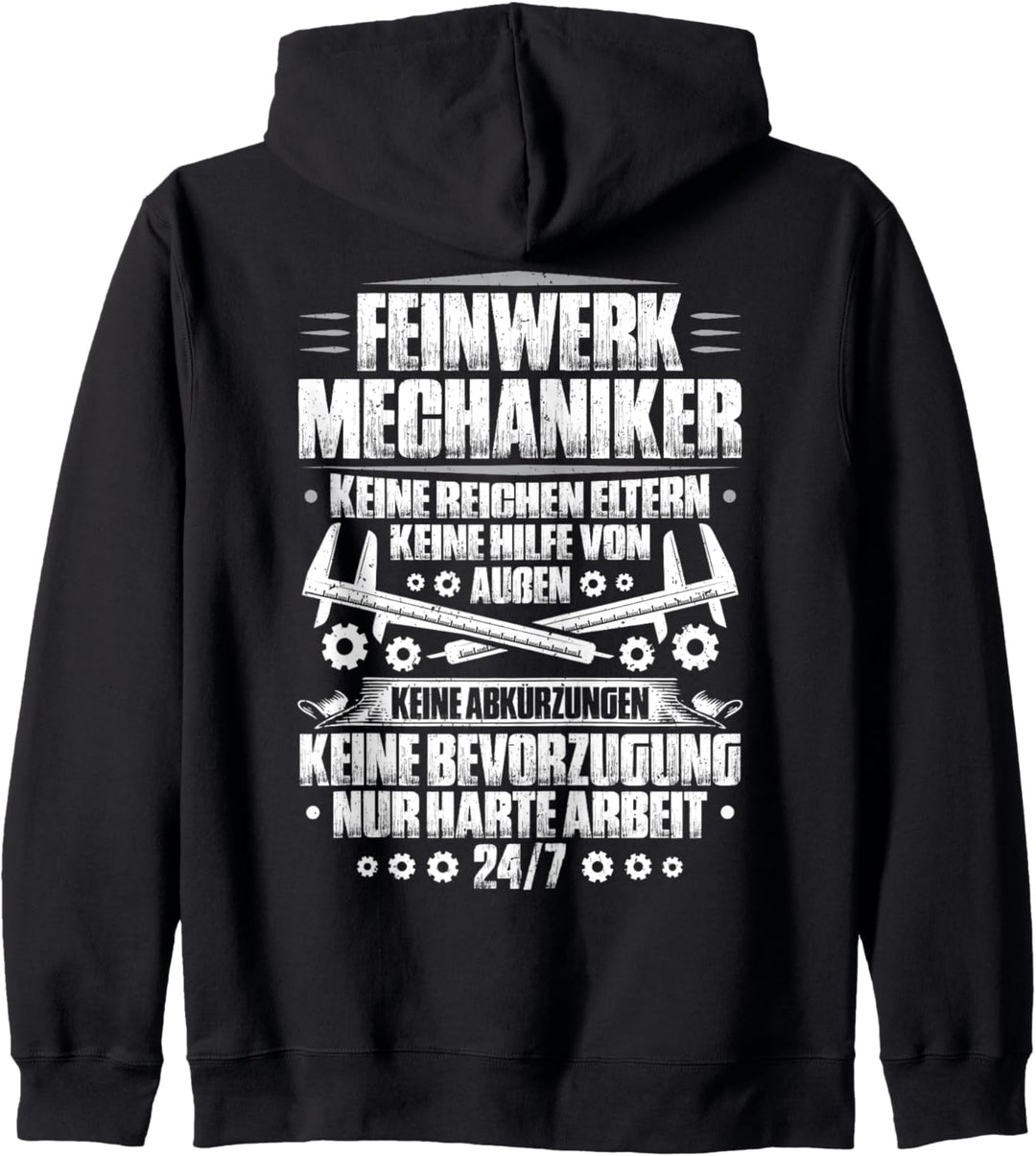 Harte Arbeit Feinwerkmechaniker Kapuzenjacke