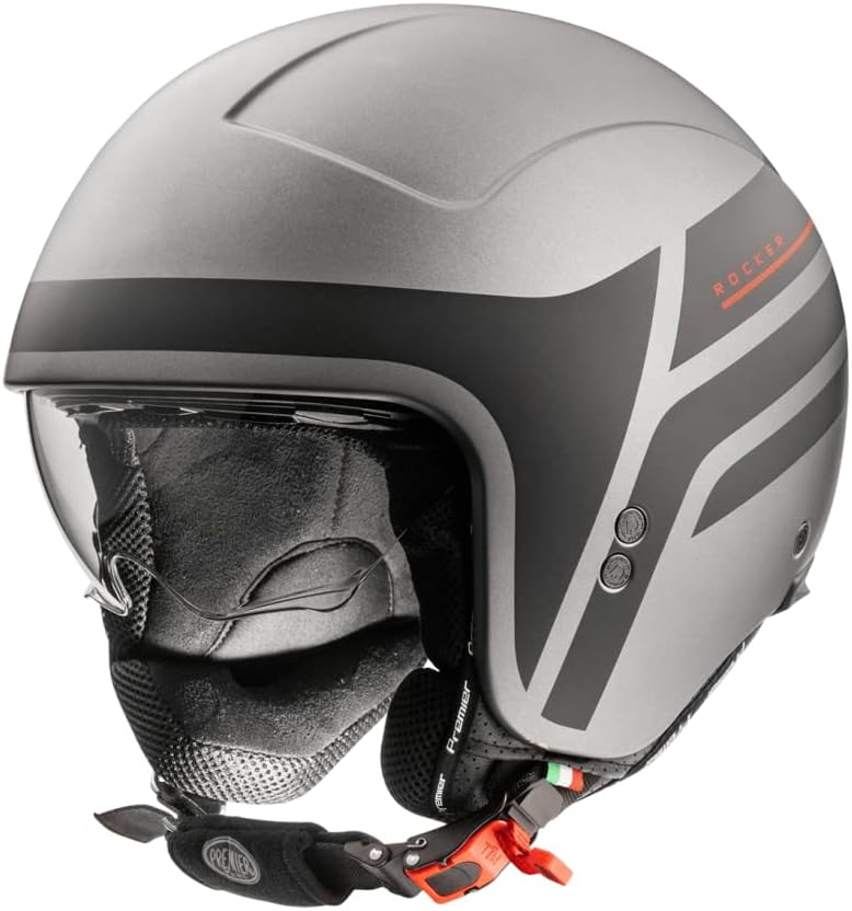 Premier Unisex-Adult Rocker Helm S Hellgrau Und Dunkelgrau, S Hellgrau Und Dunkelgrau