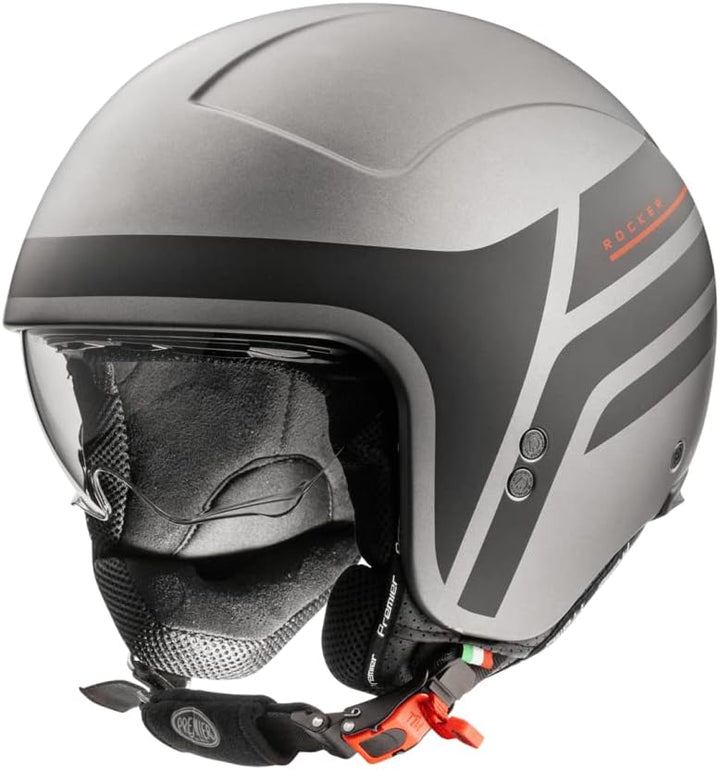 Premier Unisex-Adult Rocker Helm S Hellgrau Und Dunkelgrau, S Hellgrau Und Dunkelgrau