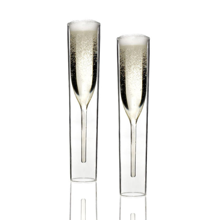 Charles and Marie | InsideOut-Collection | doppelwandige Design Champagner-Gläser | 2er-Geschenkset