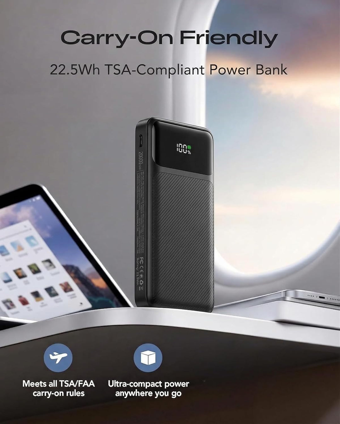 Powerbank 20000mah PD 22.5w Power Bank Schnellladefunktion Externe Handyakkus Mini Powerbank Mit Kab