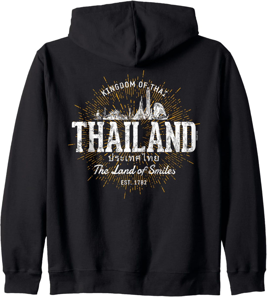 Vintage Retro Thailand Kapuzenjacke