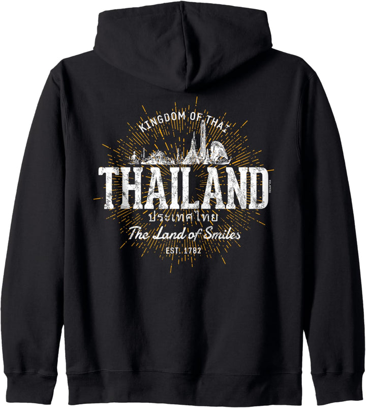 Vintage Retro Thailand Kapuzenjacke
