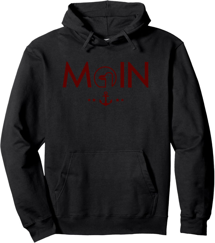 Moin - lustiger Spruch - Norddeutsch Plattdeutsch Nordlicht Pullover Hoodie