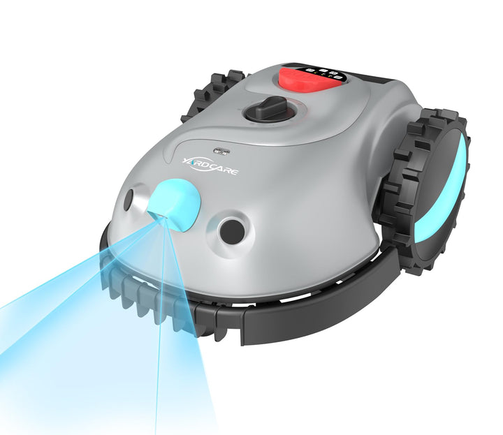 YARDCARE V100 Mähroboter ohne Begrenzungskabel, mit Vision-Navigation, Hindernisvermeidung(150 Arten