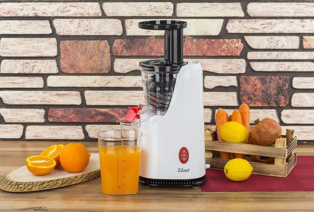 Zilan Elektrische Zitruspresse | 200 Watt | Auto-Start-Stop | 5 Stufen | 600ml Saftbehälter | Edelst