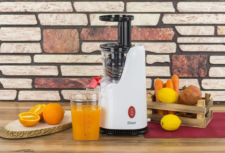 Zilan Elektrische Zitruspresse | 200 Watt | Auto-Start-Stop | 5 Stufen | 600ml Saftbehälter | Edelst