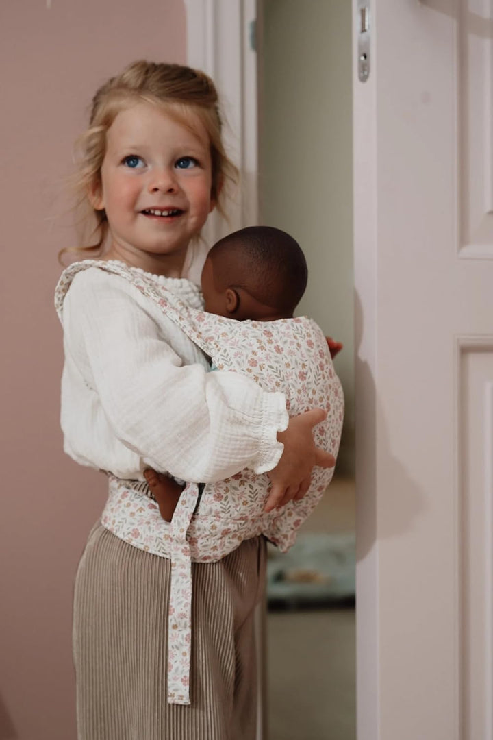 Little Dutch Puppentrage Bauchtrage für Puppen Babypuppen oder Plüschtiere mit Schultergurte und ver
