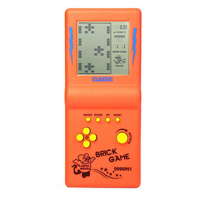 HLF 3,5-Zoll-Grossbild-Ziegel Spielkonsole Baustein Spiel Renn- / Panzerspiel eingebaute 23 Klassisc