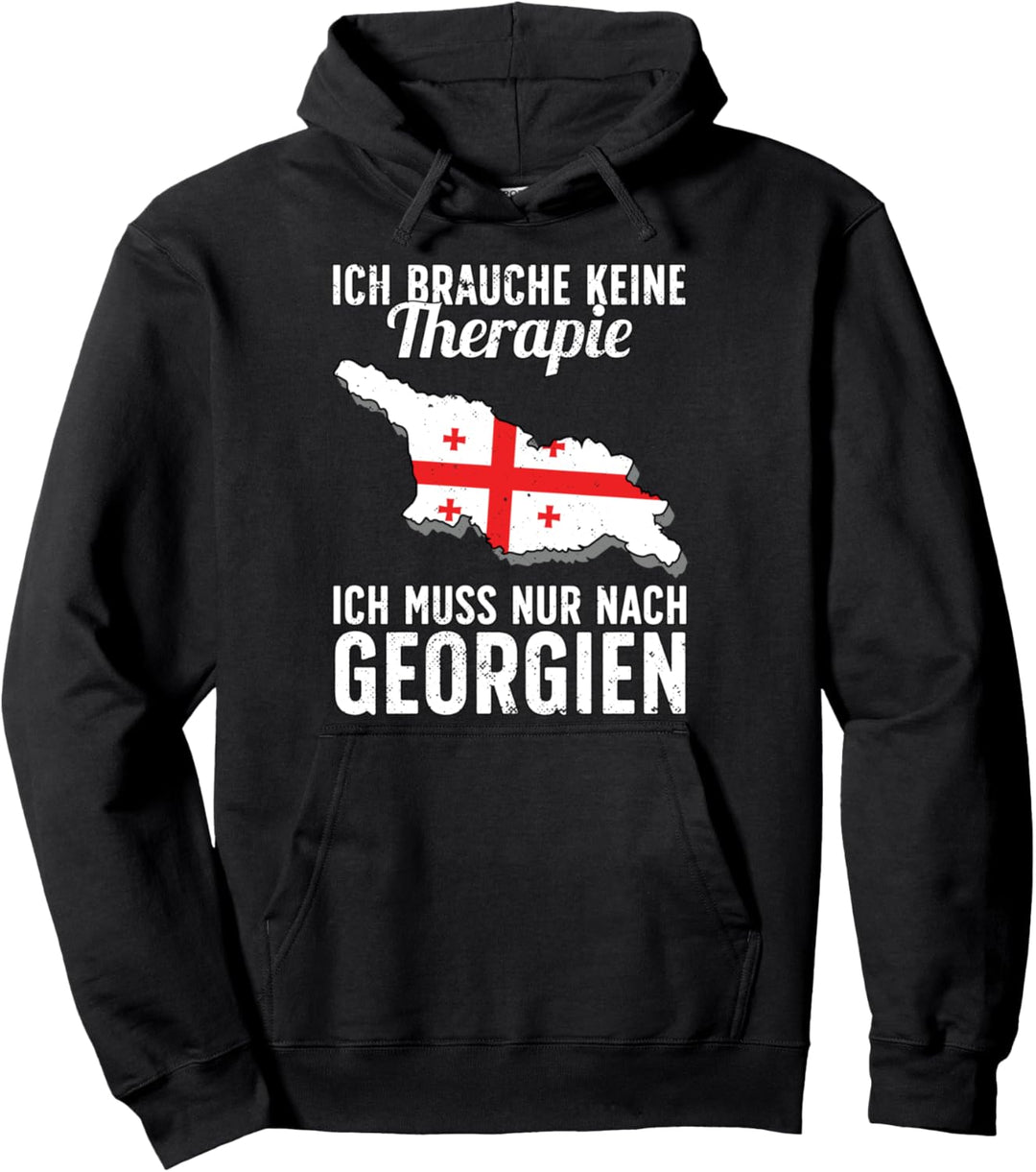 Georgische Flagge I Georgien Urlaub I Georgien Pullover Hoodie