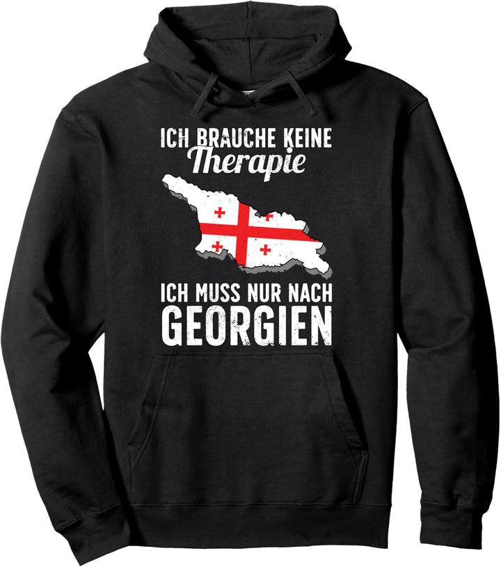 Georgische Flagge I Georgien Urlaub I Georgien Pullover Hoodie
