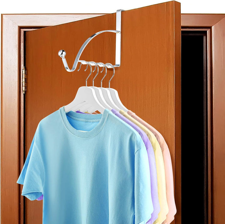 4 Stücke Über Tür Haken Kleiderbügel Multi Hängend Lager Organizer Kammerdiener Hooks für Mäntel Kle