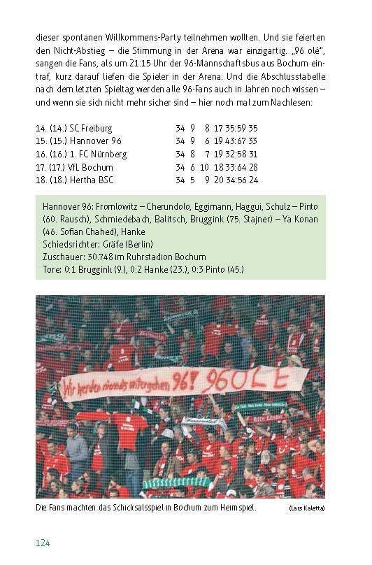 Hannover 96 - die 100 wichtigsten Spiele: Geschichten, Berichte und Statistiken. Endspiele, Aufstieg