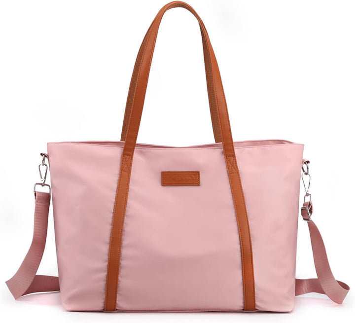 PORRASSO Laptop Tote Bag Damen Handtasche 15.6 Zoll Laptoptasche Casual Schultertasche Umhängetasche