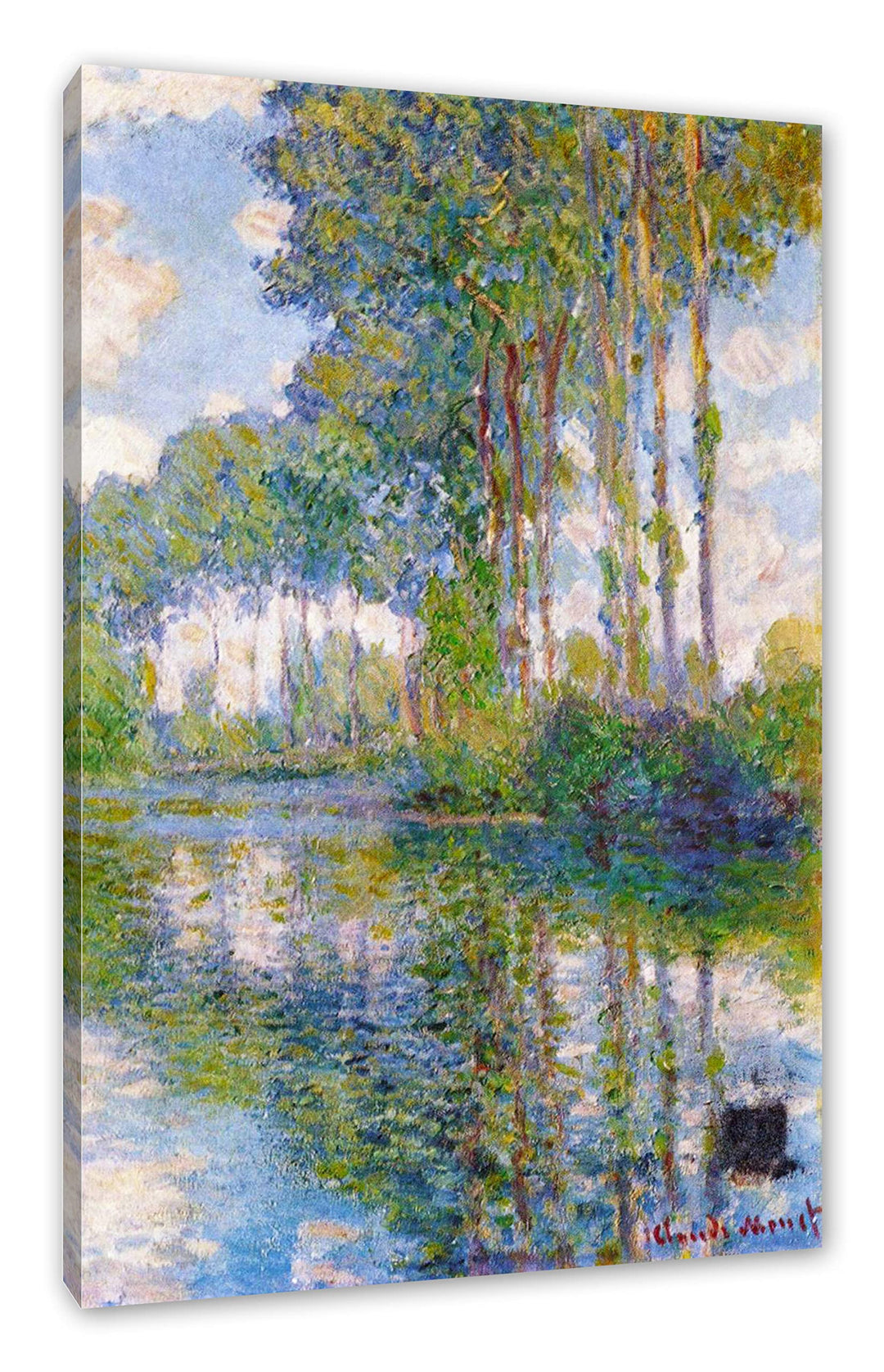 Generisch Claude Monet - Pappeln an der Epte I als Leinwandbild/Grösse: 120x80 cm/Wandbild/Kunstdruc