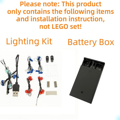 GEAMENT LED Beleuchtung Kit Kompatibel mit Lego Lamborghini Sian (Sián) FKP 37 - für Technic 42115 R