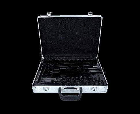 KS Tools 911.0670-99 Aluminium-Leerkoffer (ohne Inhalt) für 1/4"+1/2" Steckschlüssel-Satz, 70-tlg. [