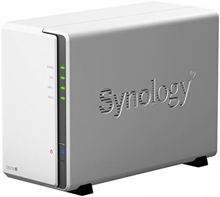 Synology DS218j 2-Bay 4TB Bundle mit 2X 2TB Red WD20EFRX