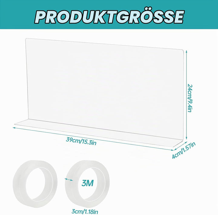 8 Stück Spielzeugblocker Couch, 39x4x24cm Spielzeugblocker für Möbel mit 6m Klebeband Transparente S