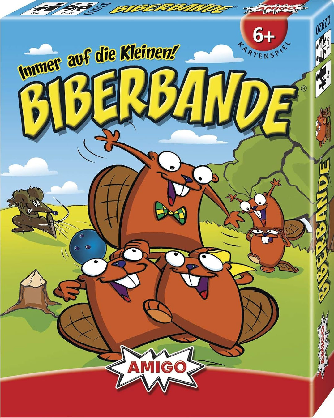 AMIGO Spiel + Freizeit Spielkarten 01907 - LAMA & Spiele 2920 - Biberbande