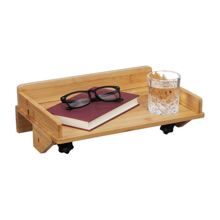 Relaxdays Bettablage, Mini-Nachttisch zum Klemmen, Bett & Hochbett, HBT 11,5 x 36 x 24,5 cm, Tableth