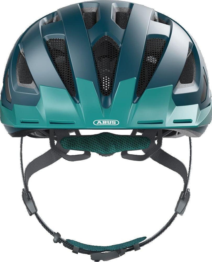 ABUS Stadthelm Urban-I 3.0 - Fahrradhelm mit Rücklicht, Schirm und Magnetverschluss - für Damen und