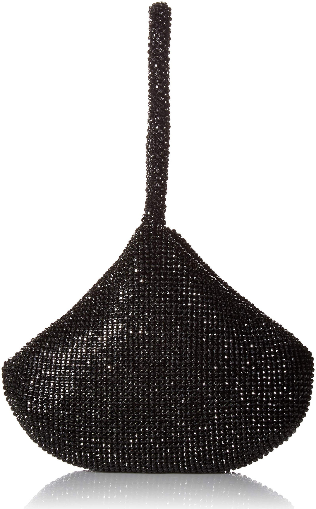 Jessica McClintock Damen Staci Mesh Wristlet Pouch Abendhandtasche, Einheitsgrösse Schwarz, Schwarz