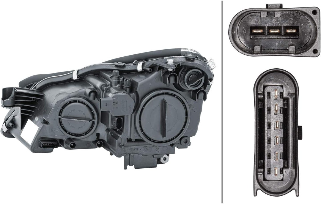 HELLA 1EL 008 821-021 Halogen-Hauptscheinwerfer - rechts - für u.a. Mercedes-Benz Cls (C219) Rechts