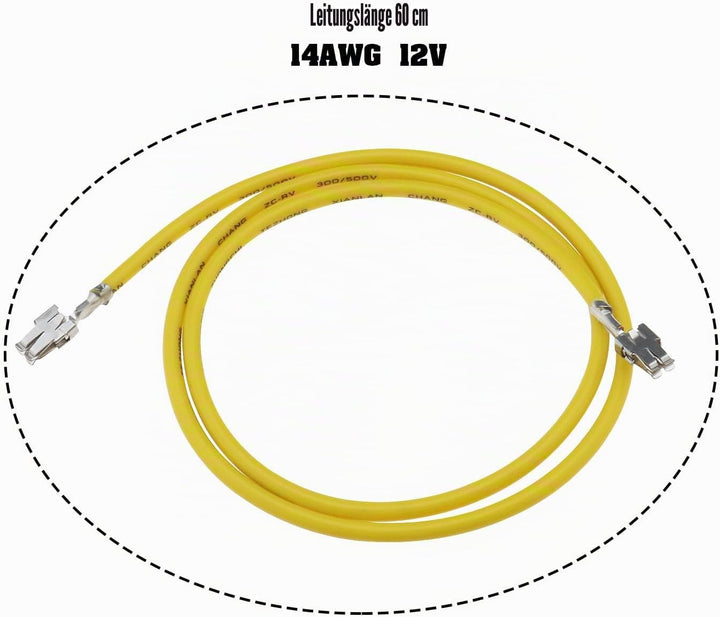 5 Stück Auto Reparatur Kabel Kabelbaum 000979227E 60cm Draht Länge 14AWG 12V Automotive Reparatur Li