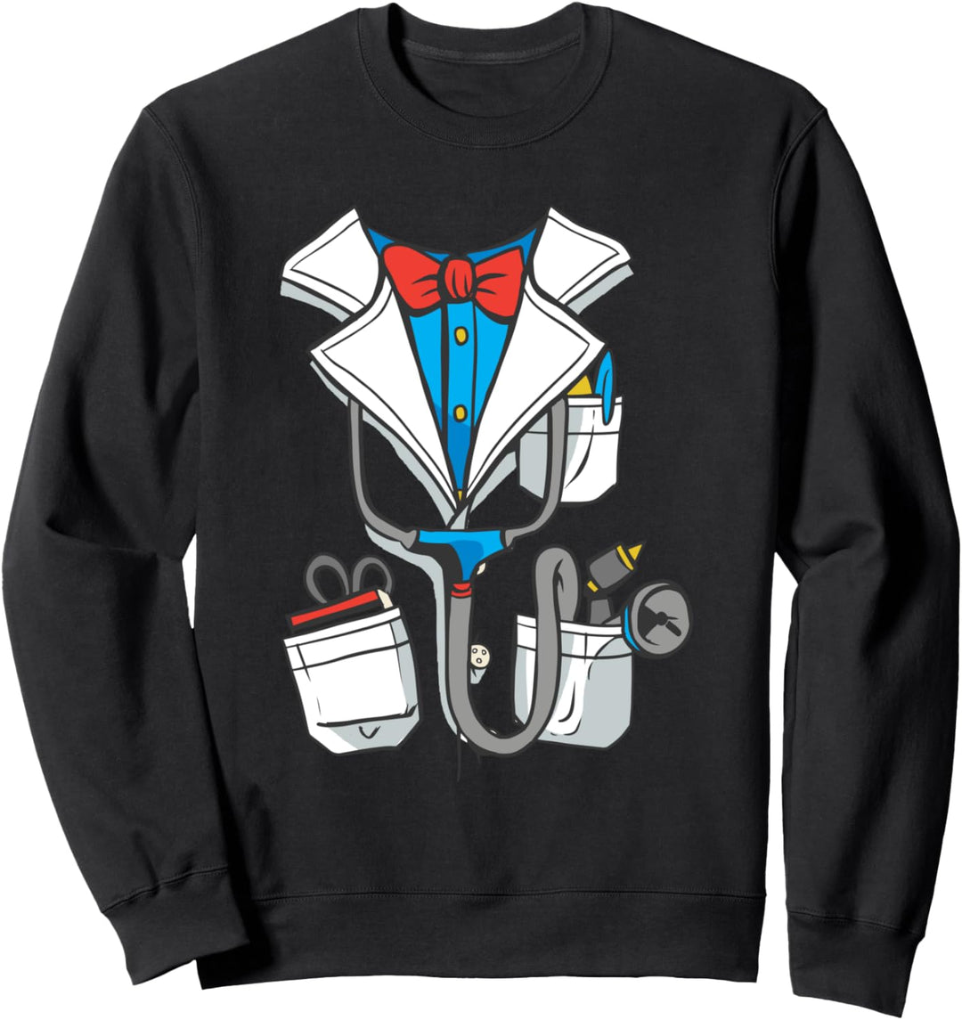 Lustiger Doktor Kostüm Laborkittel Halloween-Ideen lustig Sweatshirt