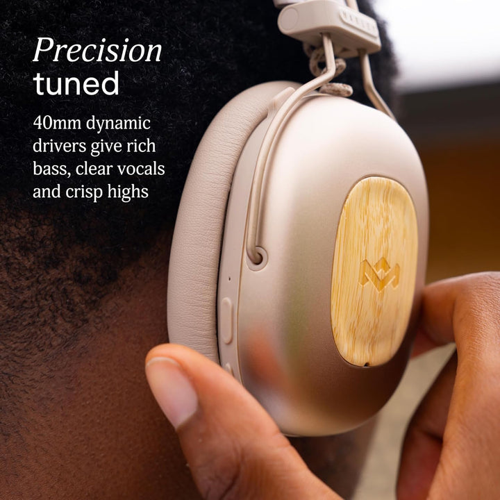 Marley House of Positive Vibration Rebel kabellose Bluetooth Kopfhörer - Over-Ear Wireless ANC mit a