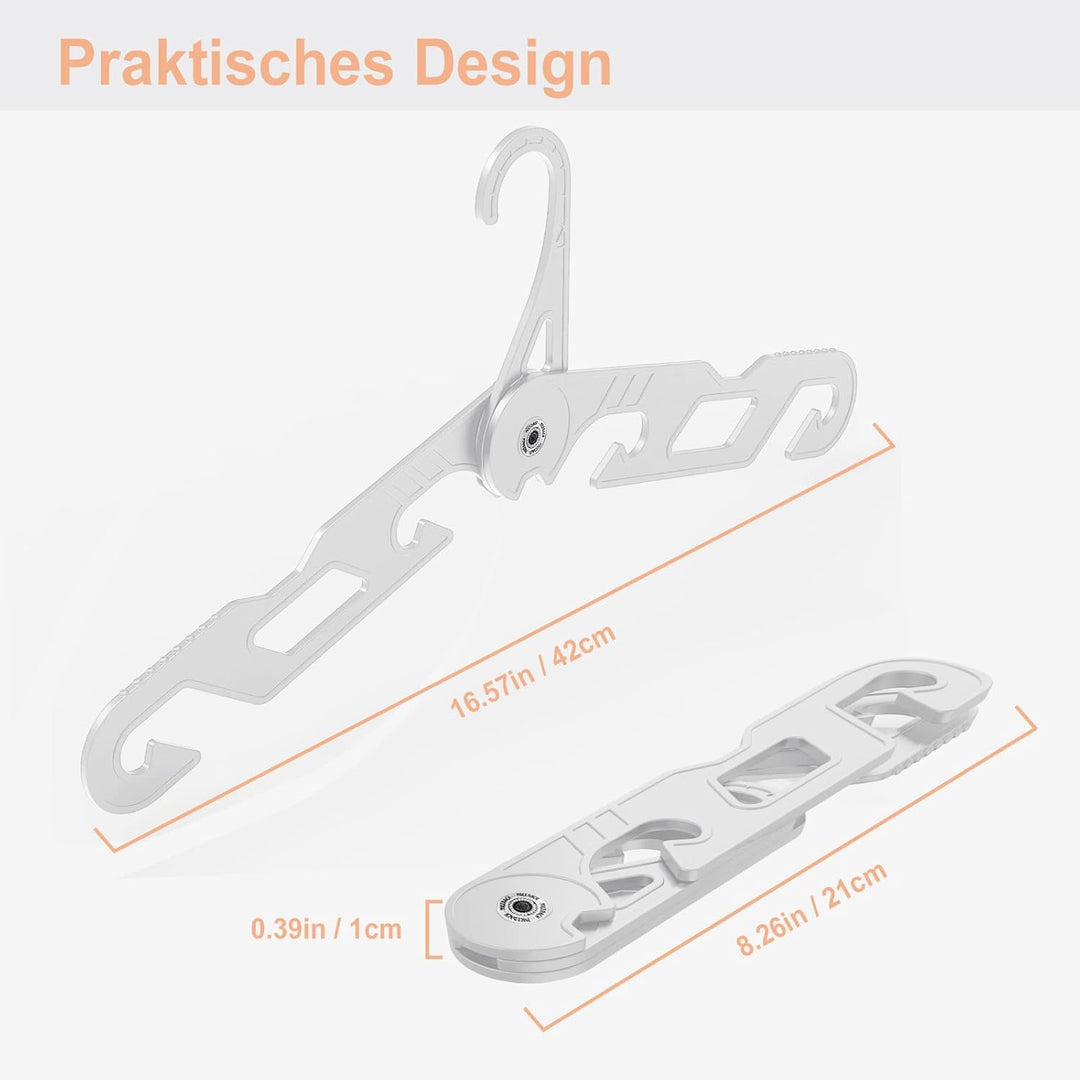 NICEDACK Premium Reisebügel Tragbare Klapp Kleiderbügel Super Bearing Collapsible Hanger Faltbare Kl
