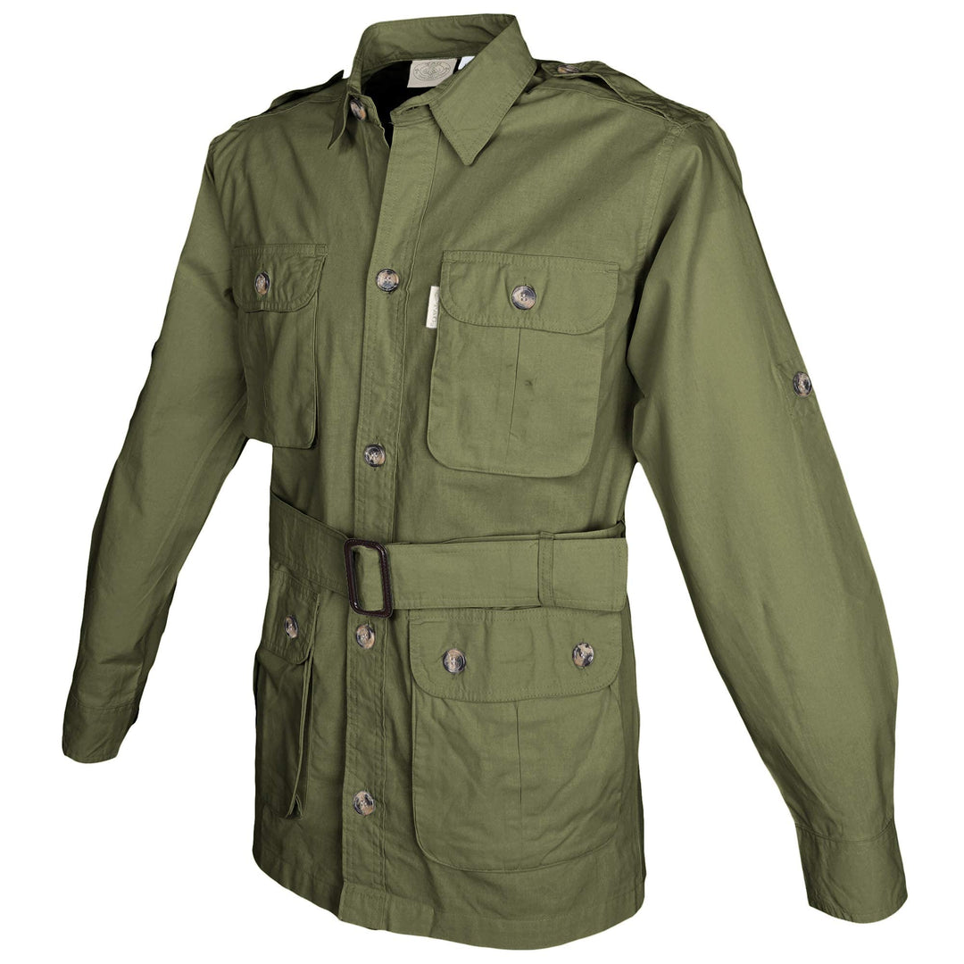 Tag Safari Jacke für Herren, leicht, mehrere Taschen, perfekt für Entdecker, Fotografen und Journali