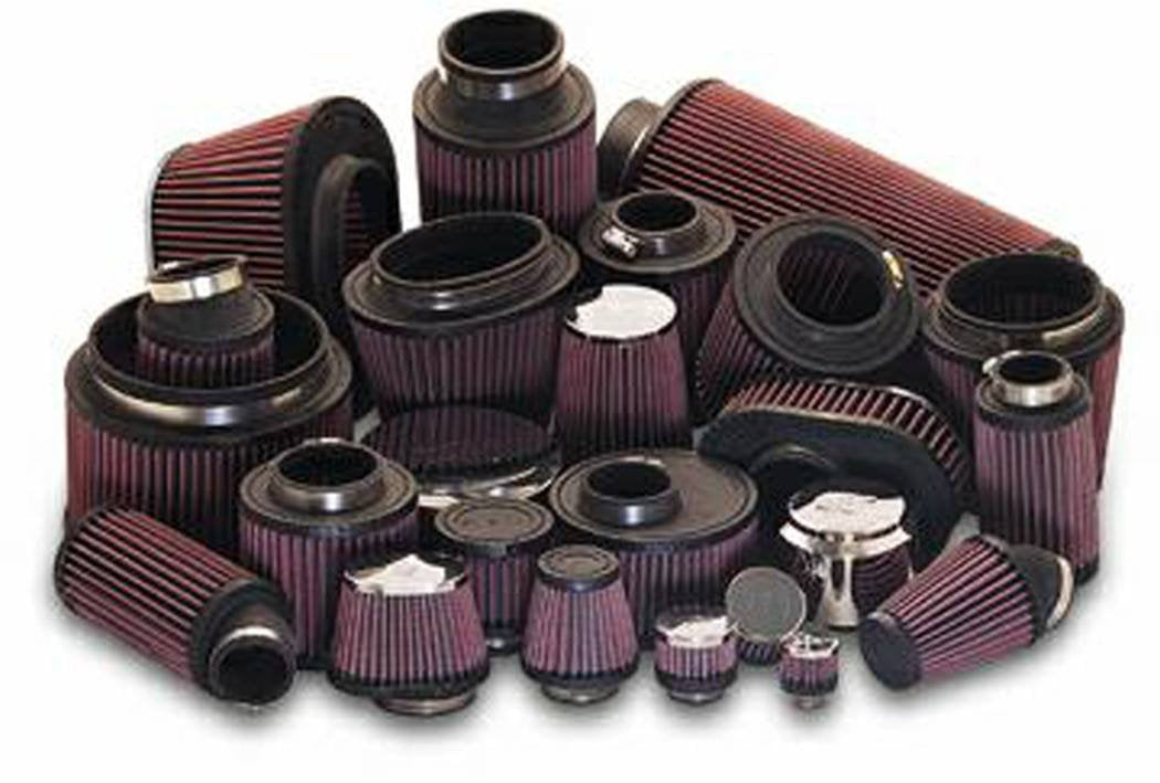 K&N RU-2922 KFZ und Motorrad Universal-Luftfilter aus Gummi, 2pcs