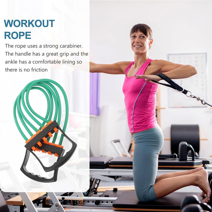 Brustexpander Trainingsgurt mit Langem Gummiband für Oberkörpertraining