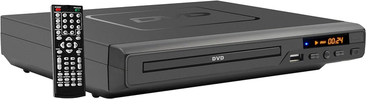 DVD-Player mit CD Funktion, HMDI, AV etc. in schwarz - mit Display - mit CD-Kopierfunktion