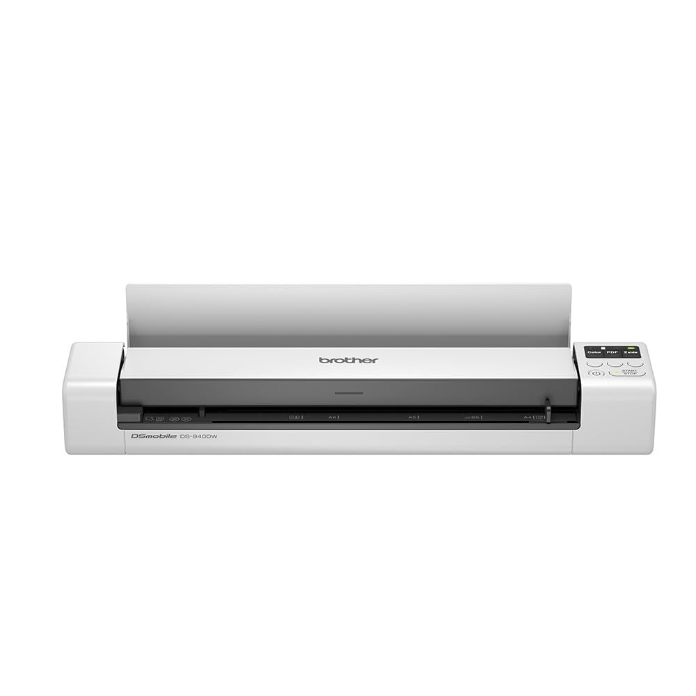 Brother DS-940 Mobiler Scanner | A4 | beidseitig | WLAN | integrierter Akku | 15 ppm | Farbe | Schwa
