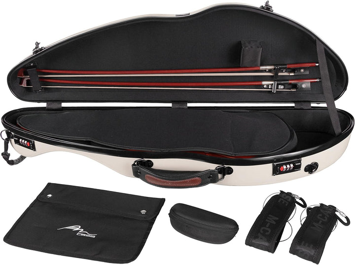 Geigenkoffer Glasfaser Safe Flight 4/4 perlgrau M-Case