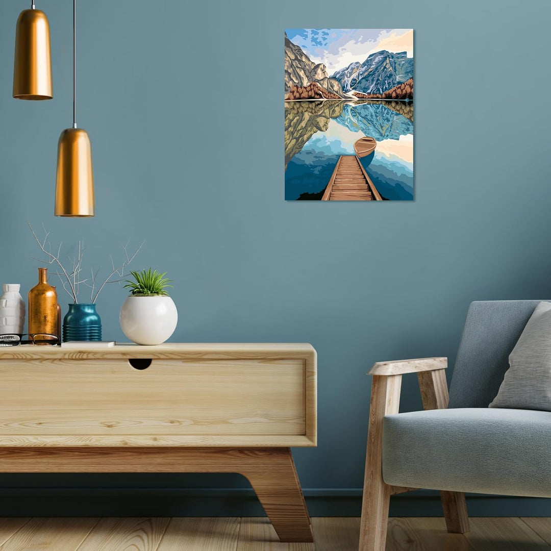 Ravensburger CreArt - Malen nach Zahlen 23612 - Lake Views- Malen nach Zahlen Erwachsene - ab 12 Jah