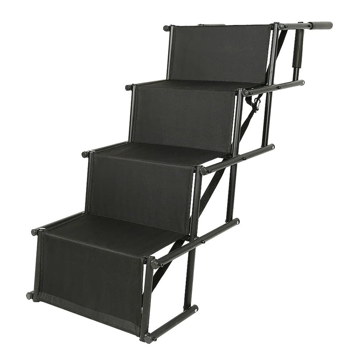 Hundetreppe & Hunderampe, Haustiertreppe, Hundetreppe Auto Klappbar für kleine und grosse Hunde, Gel